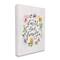 Stupell Industries Faith Love Family Quote Traditional Floral Wreath Canvas Wall Art